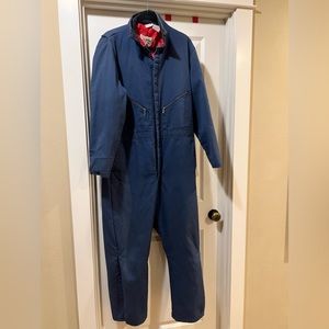 Vintage Walls Blizzard Pruf USA Insulated Work Coveralls Mens XL X-large 46-48